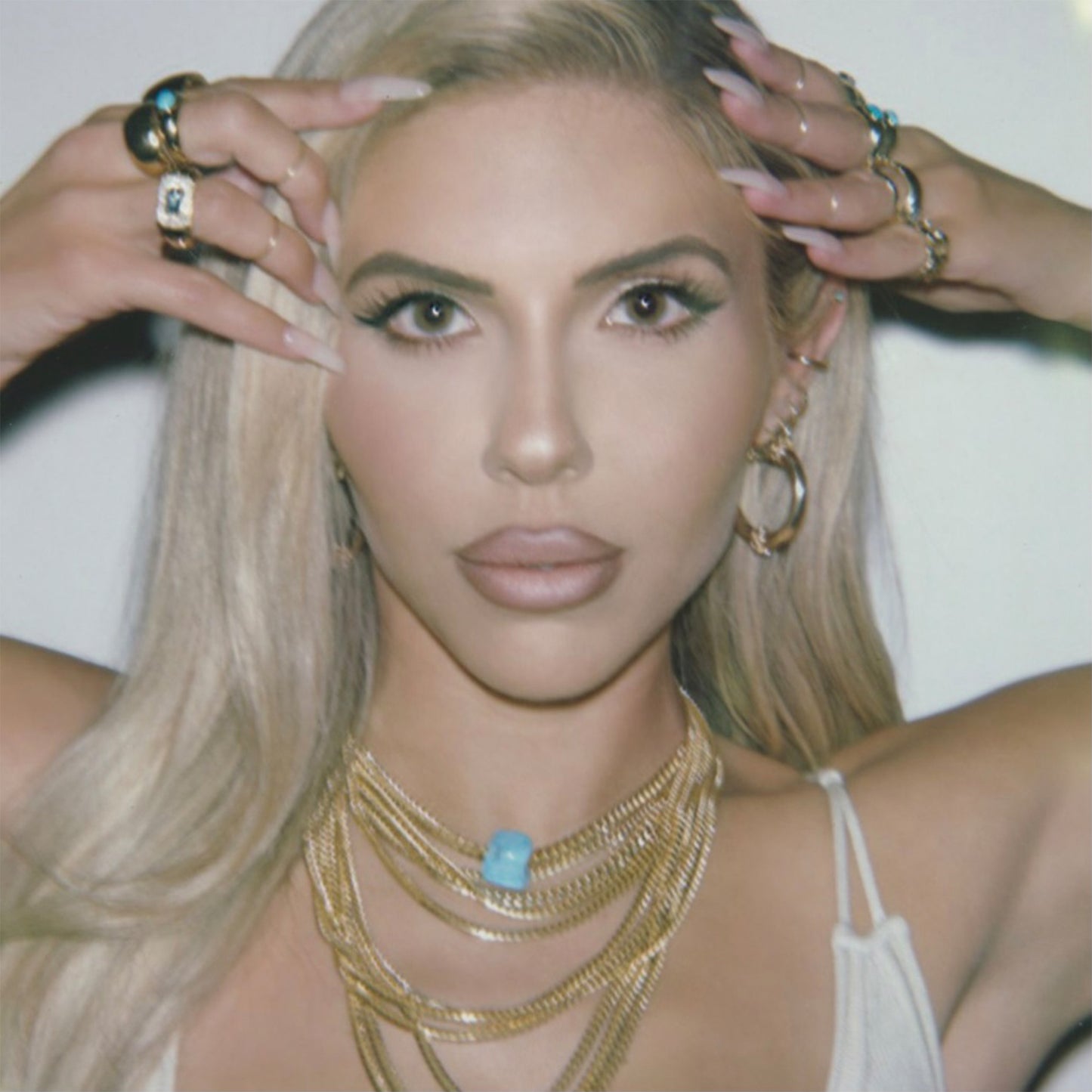 14k Gold Bezel Set Turquoise Dome Ring