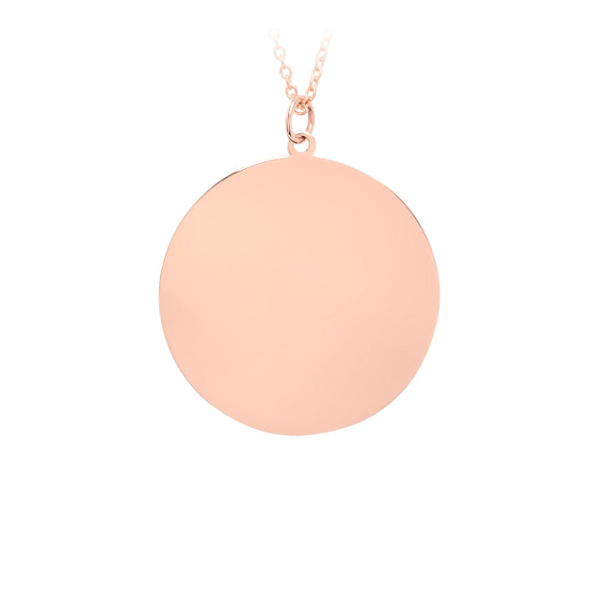 14k Gold Jumbo Disc Charm