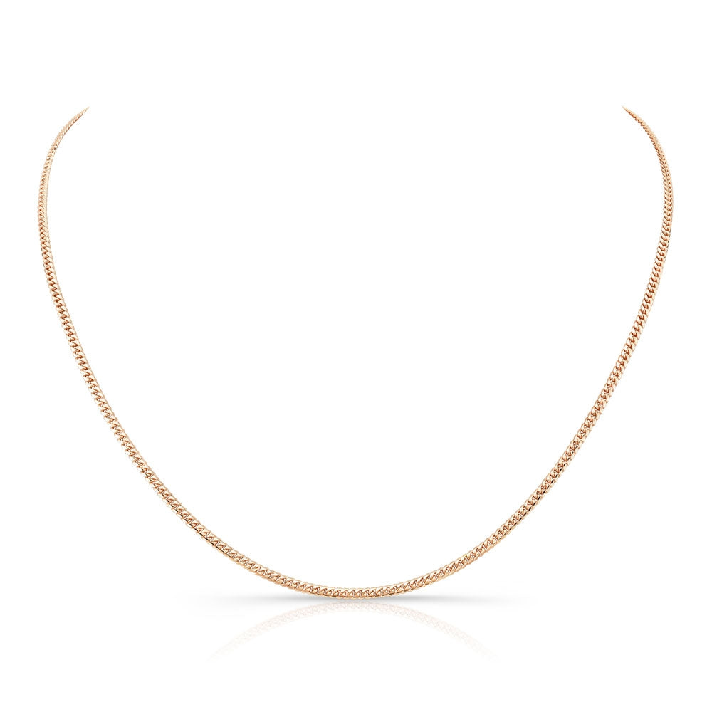 14k Gold Mini Miami Cuban Link Necklace