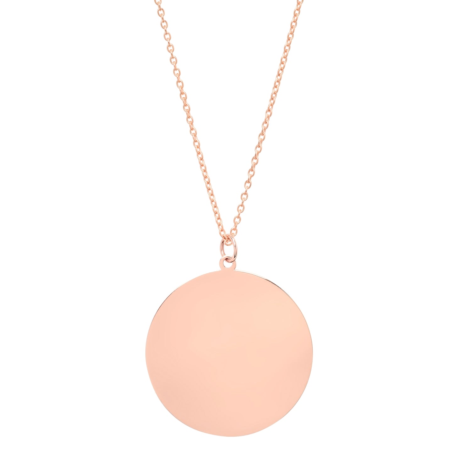 14k Gold Jumbo Disc Charm