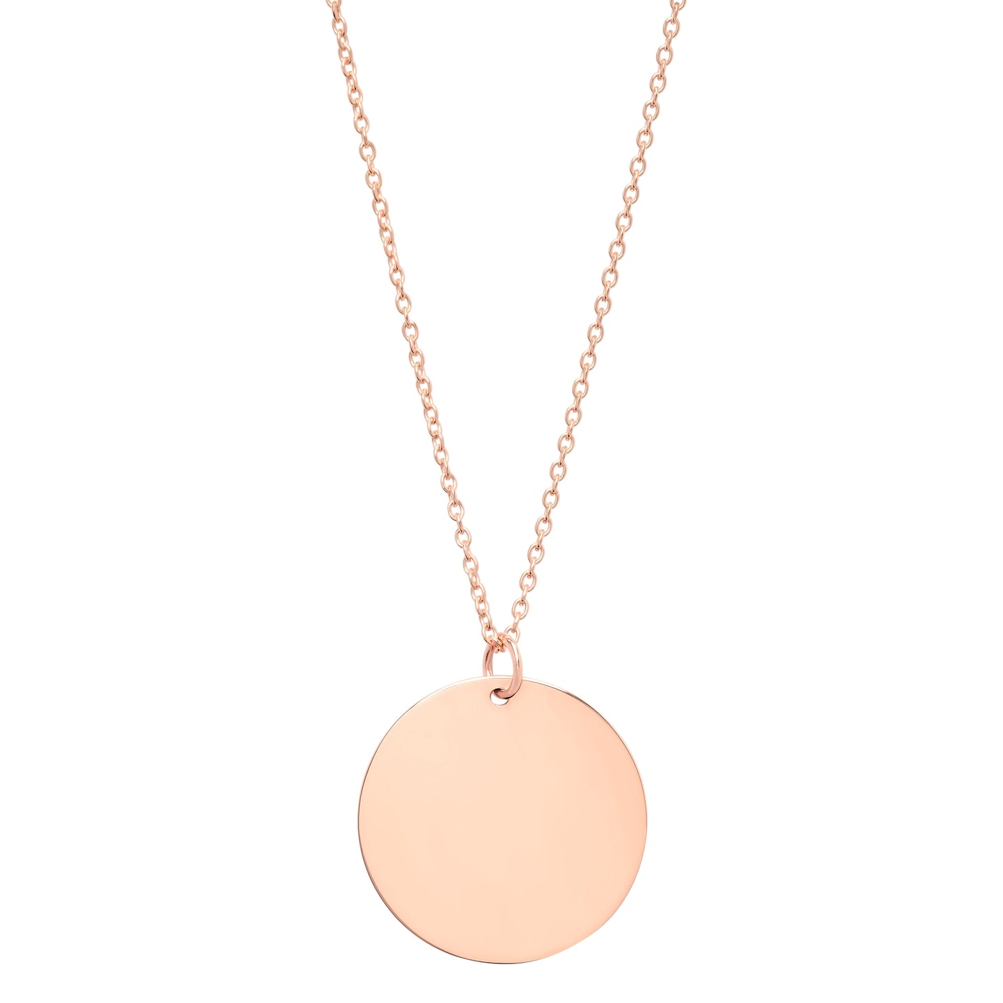 14k Gold Disc Charm