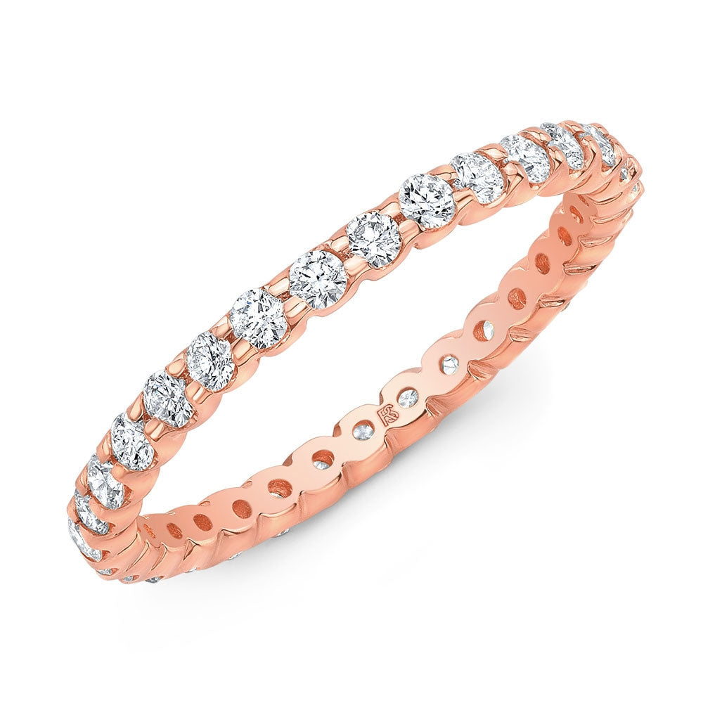 14k Gold Diamond Eternity Band